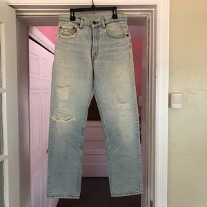 Distressed 80’s Vintage Levi’s Jeans